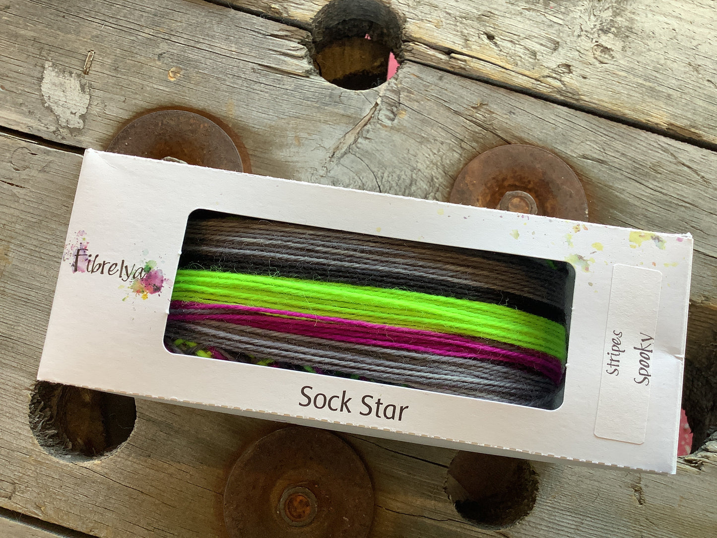 Sock Star - Stripes - Spooky